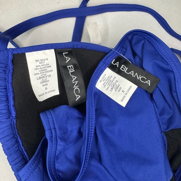 Blanca womens Island Goddess Halter Triangle Swimsuit Top Size 6. - Picture 9 of 10